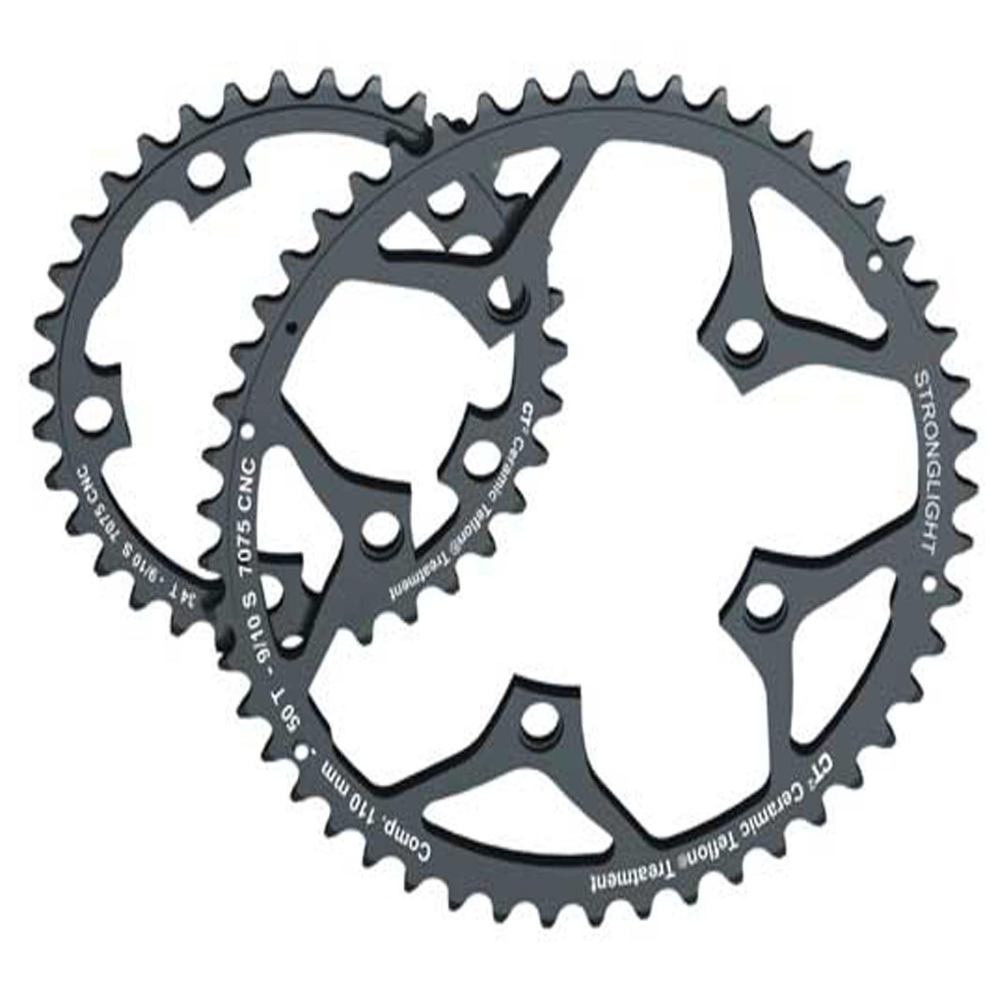 5-Arm Road Black Chainrings