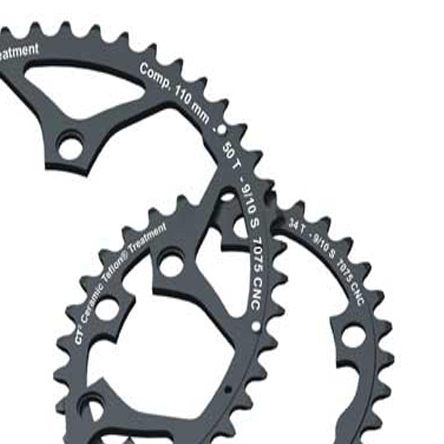 5-Arm Road Black Chainrings