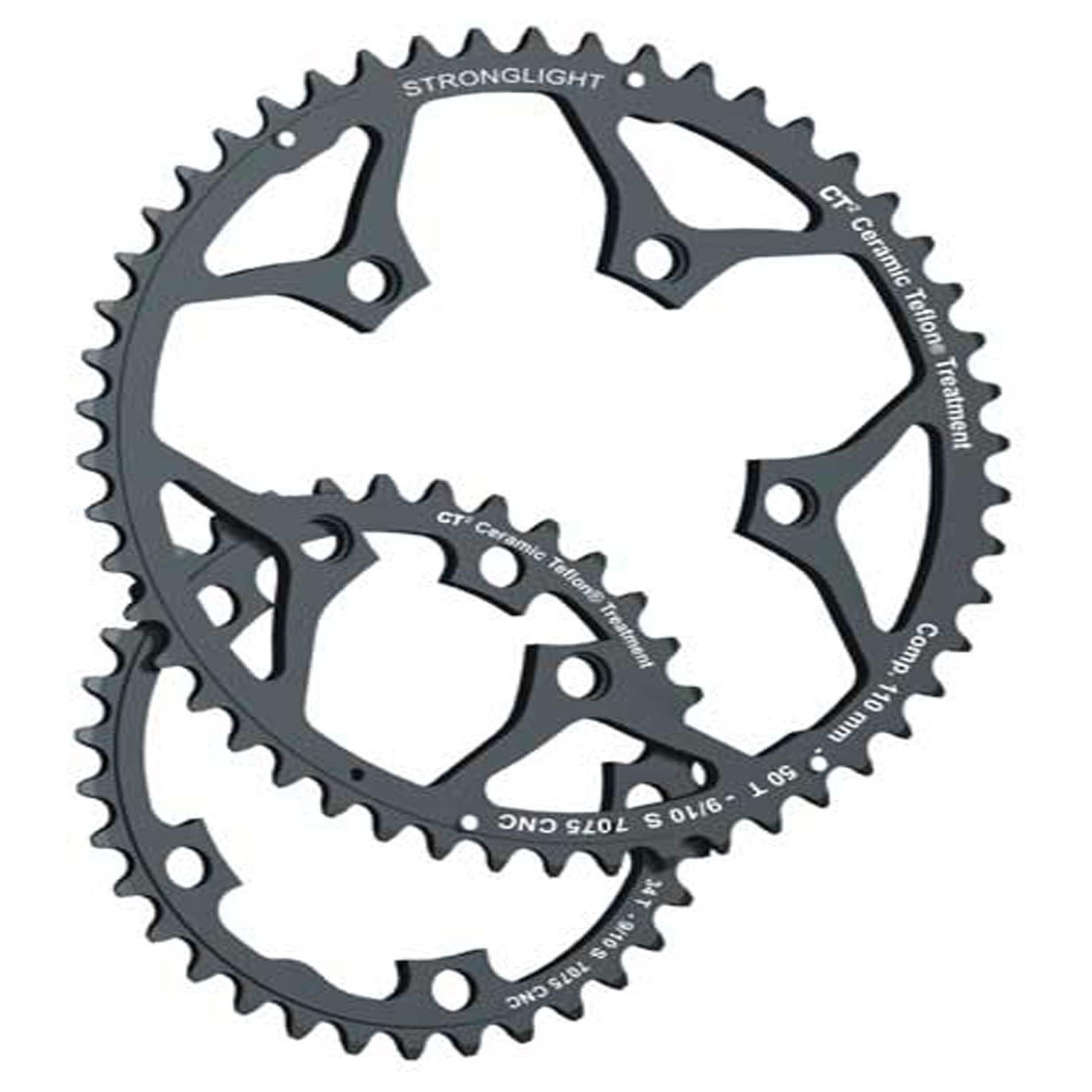 5-Arm Road Black Chainrings