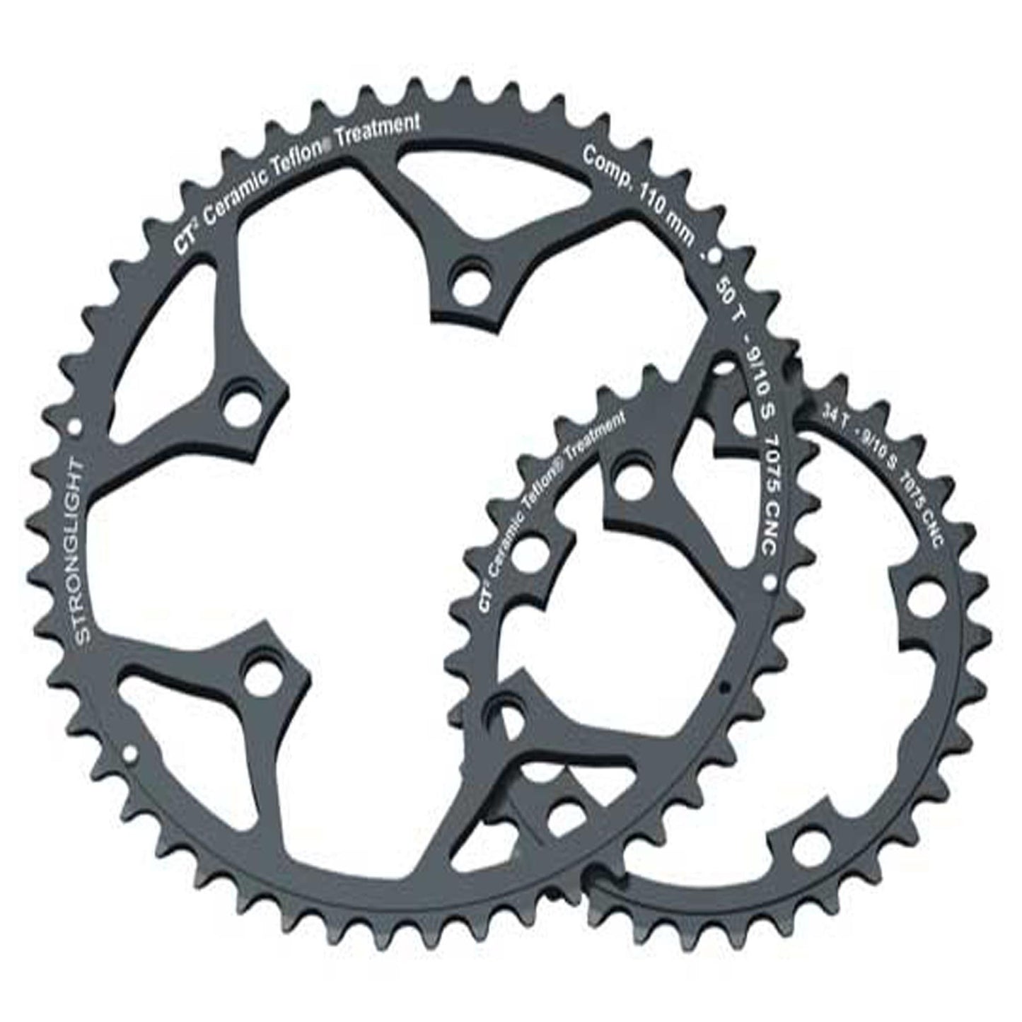 5-Arm Road Black Chainrings